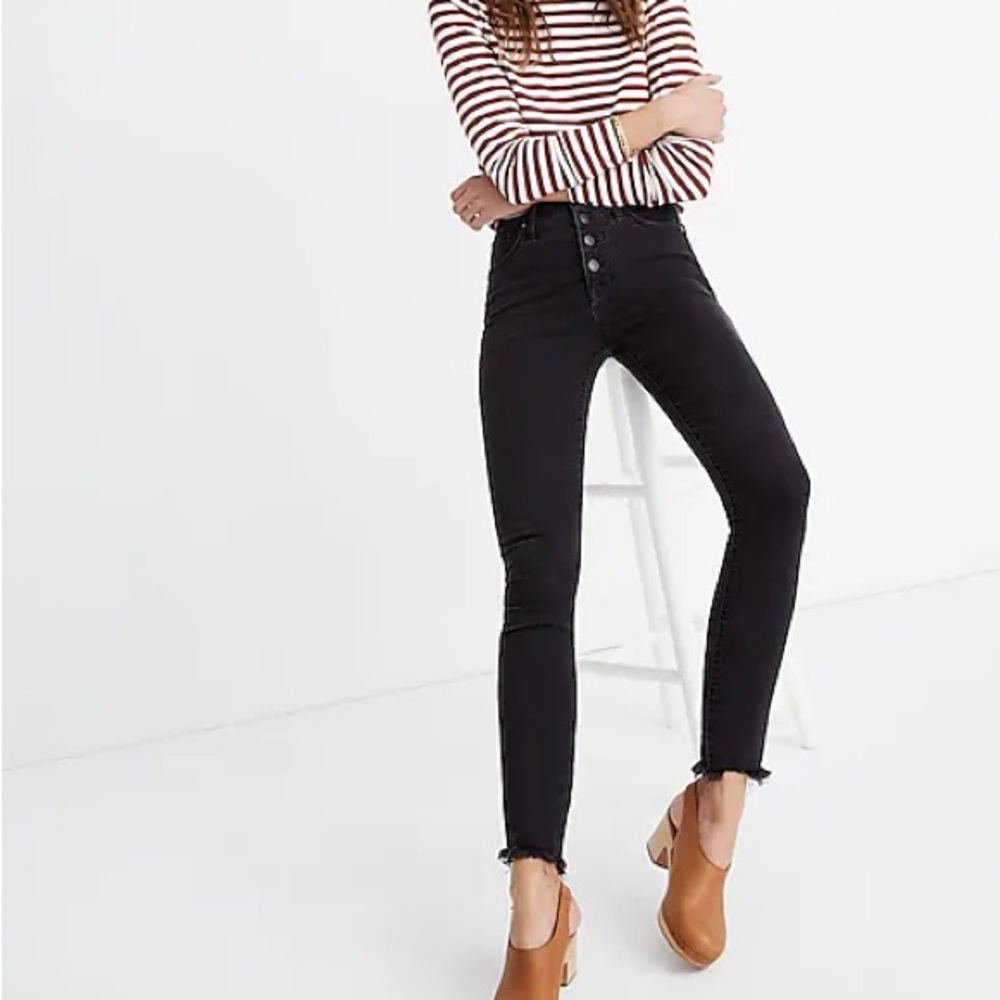 Madewell 10” High Rise skinny jeans